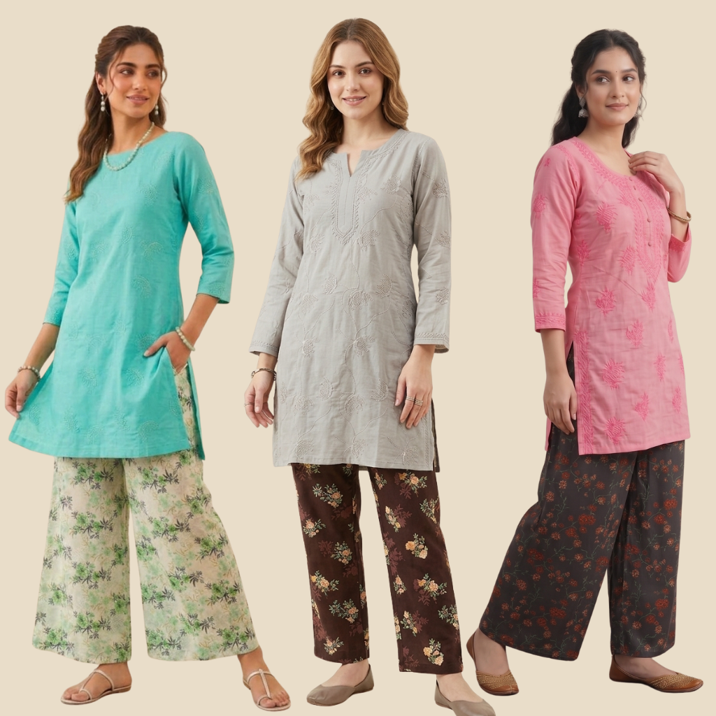 Aayat – Premium 2-Piece Stitched Chikankari & Printed Lawn Suit