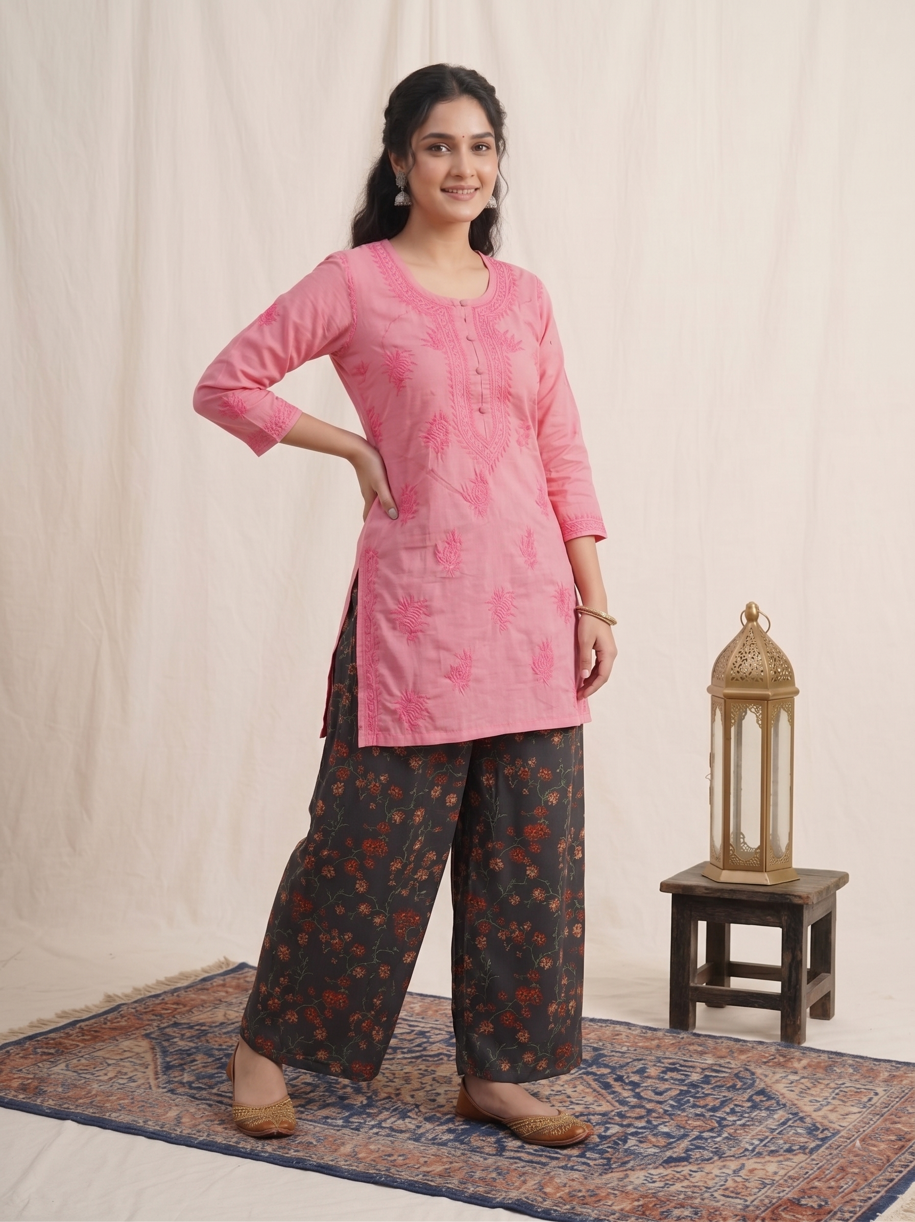 Aayat – Premium 2-Piece Stitched Chikankari & Printed Lawn Suit
