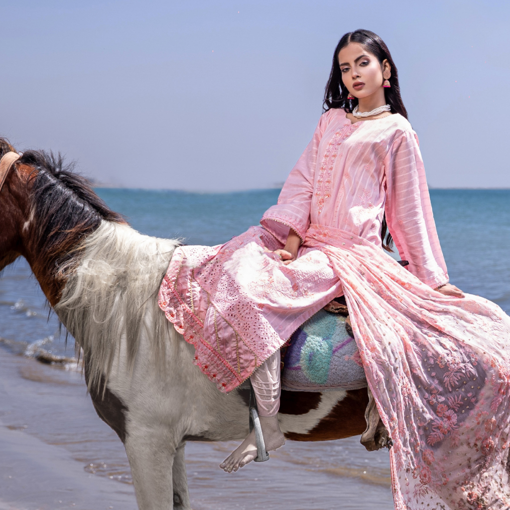 Nayab – Premium 3-Piece Unstitched Embroidered Lawn by Dhagajee Studio