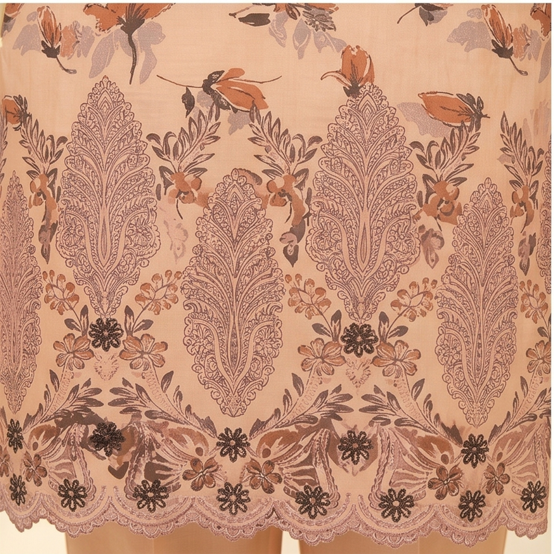 Hira – Premium 3-Piece Unstitched Printed Lawn by Dhagajee Studio