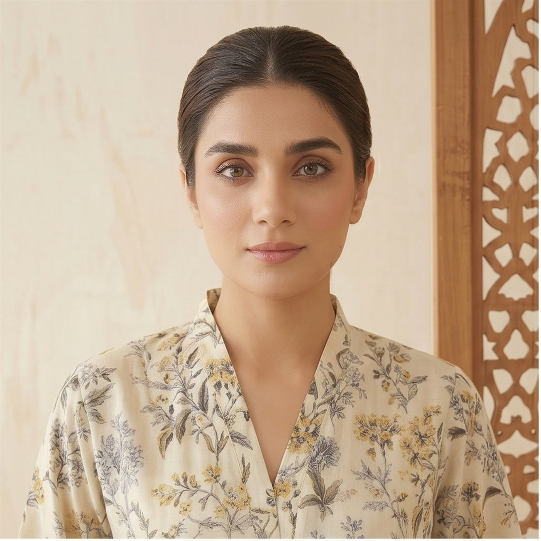 Hira – Premium 3-Piece Unstitched Printed Lawn by Dhagajee Studio