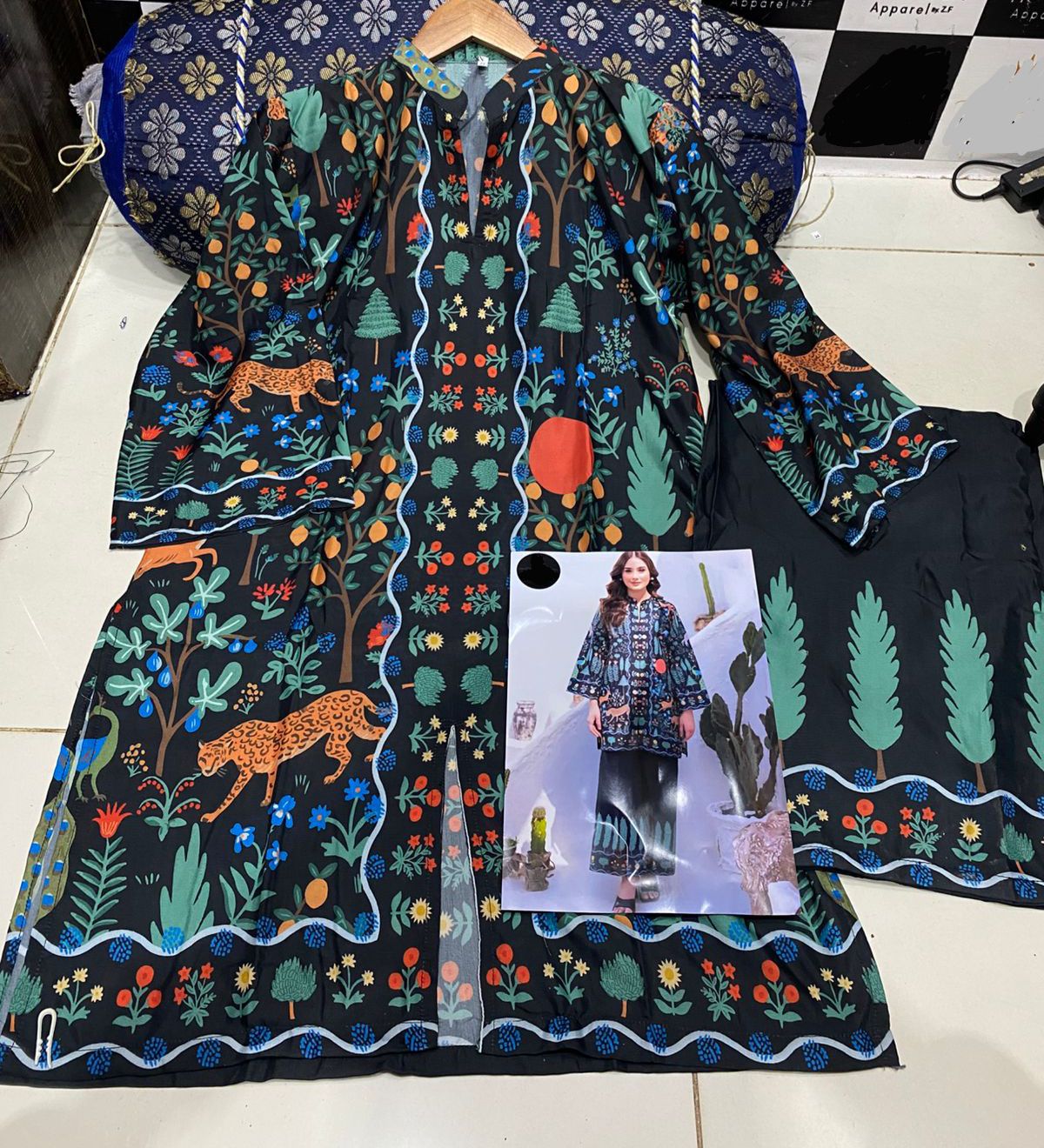Printed  2pcs*Cord Set