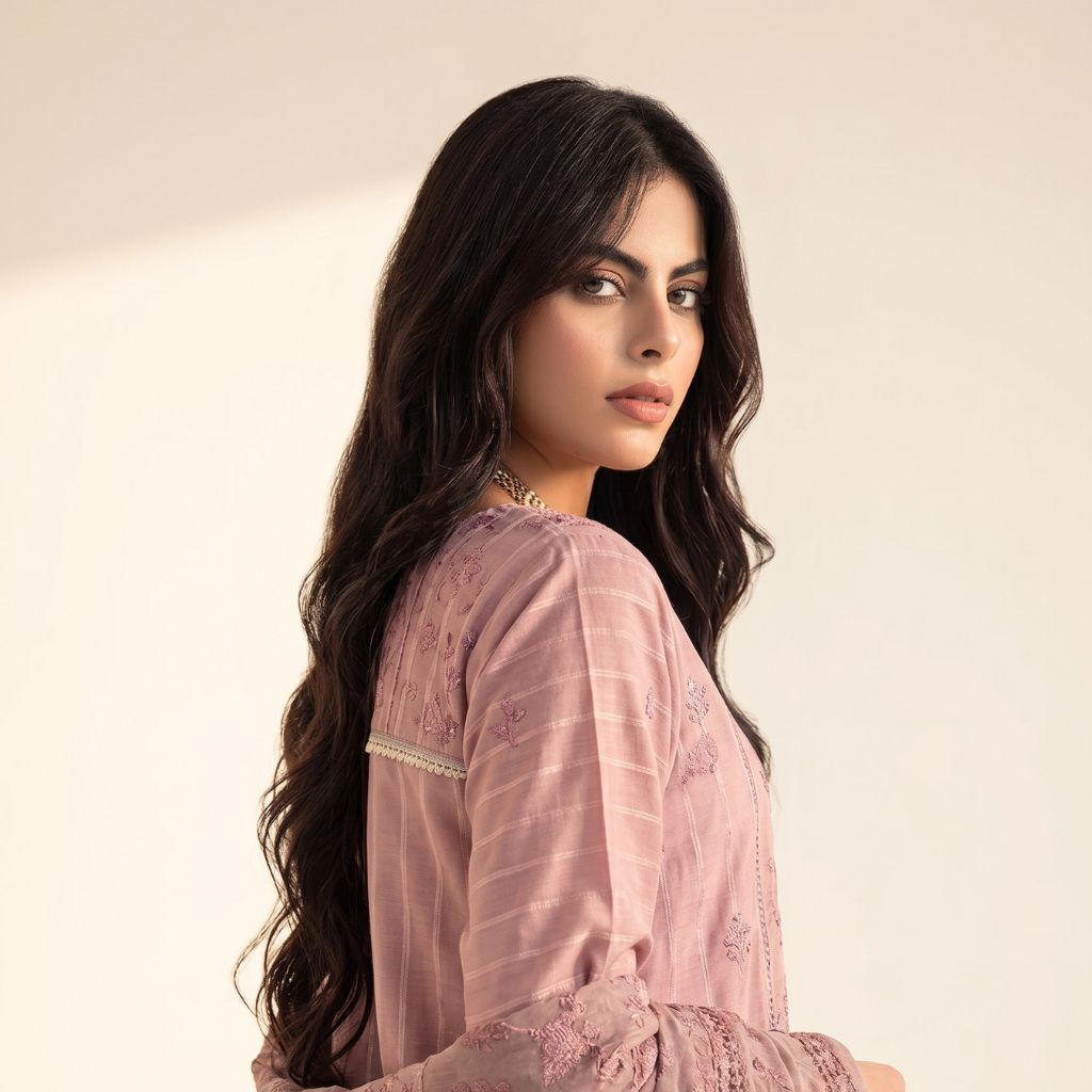 Nayab – Premium 3-Piece Unstitched Embroidered Lawn by Dhagajee Studio