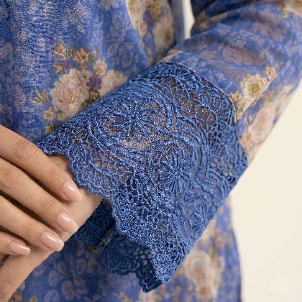 Muqaddas – Premium 3-Piece Stitched Chikankari Lawn Suit by Dhagajee Studio