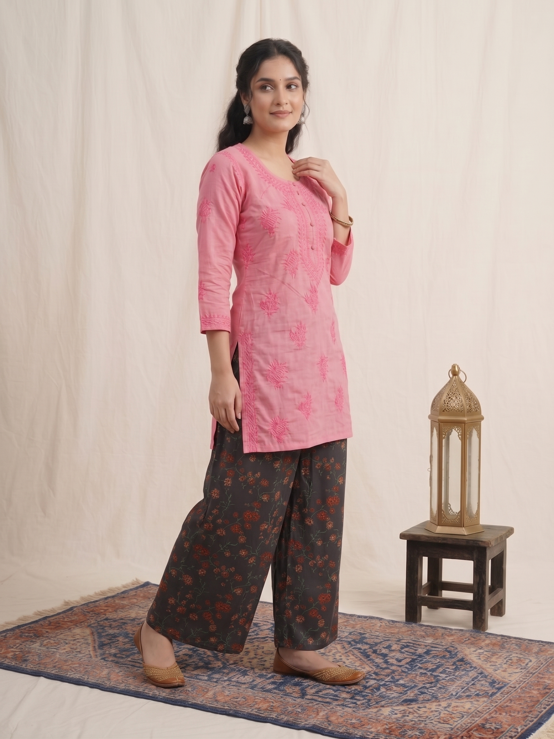 Aayat – Premium 2-Piece Stitched Chikankari & Printed Lawn Suit