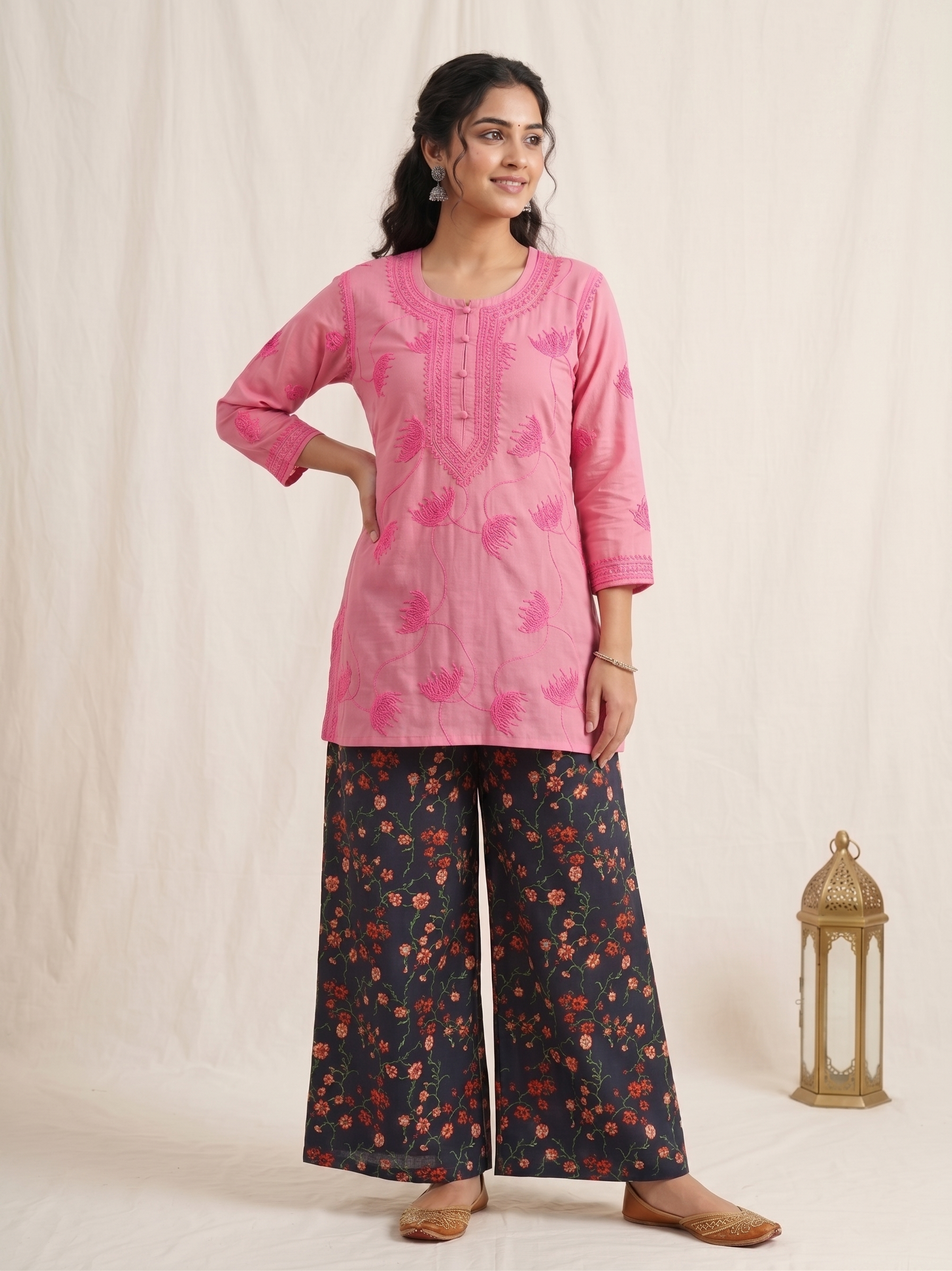 Aayat – Premium 2-Piece Stitched Chikankari & Printed Lawn Suit