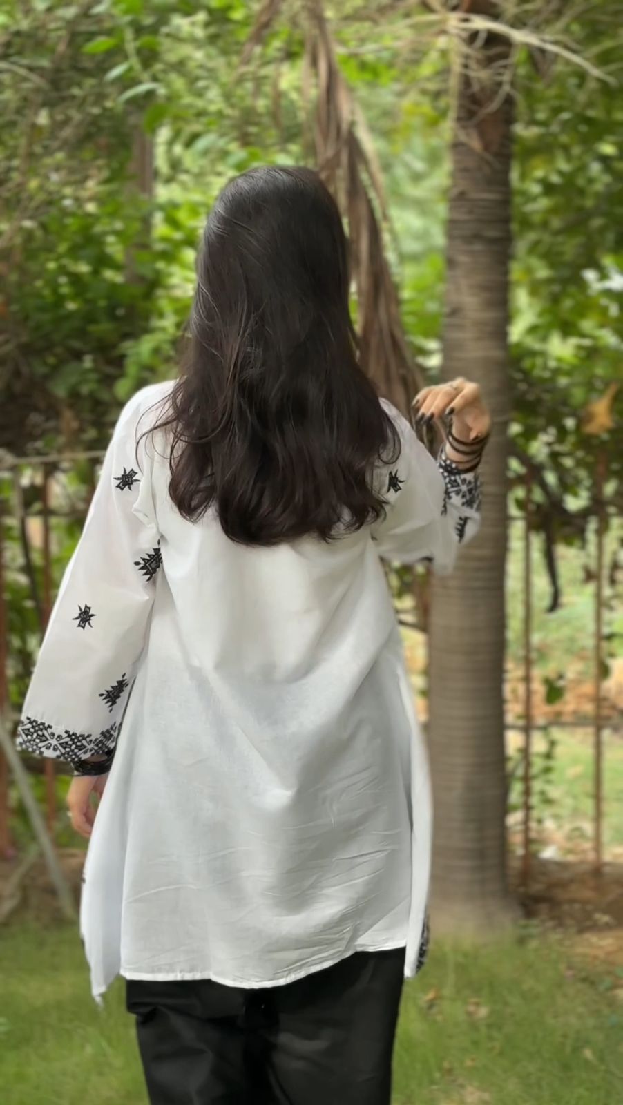Embroidery two piece