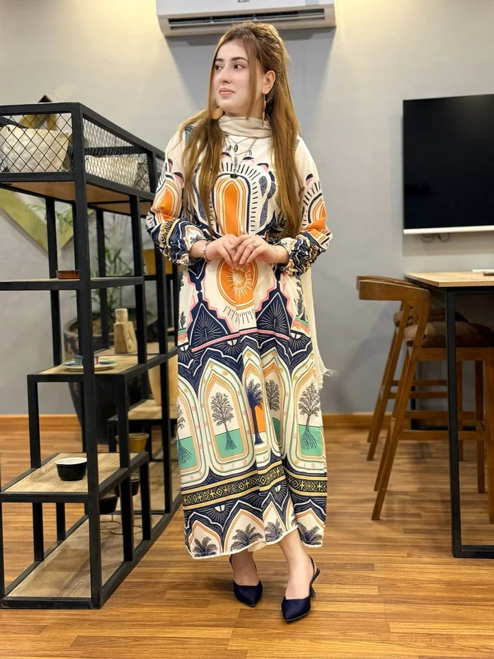 "LONG PRINTED (2PC)"
